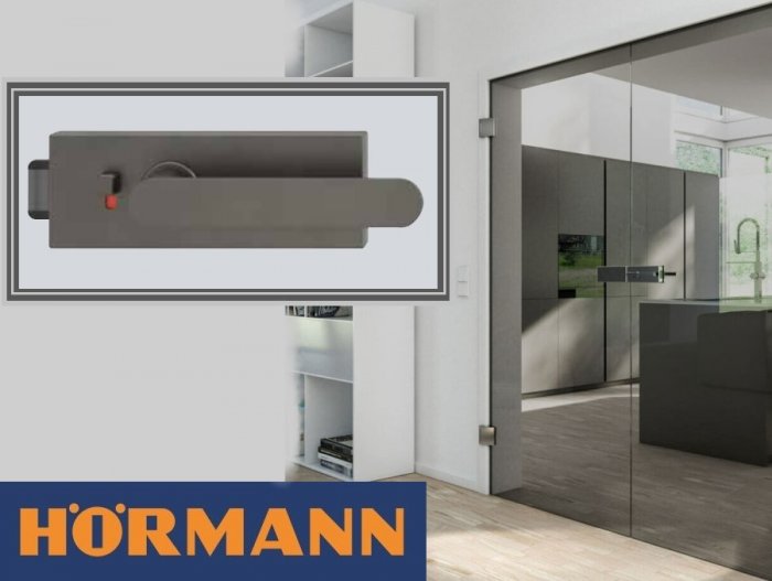 Новинка 2021 от Hormann: стильный комплект фурнитуры Puristo S для стеклянных межкомнатных дверей