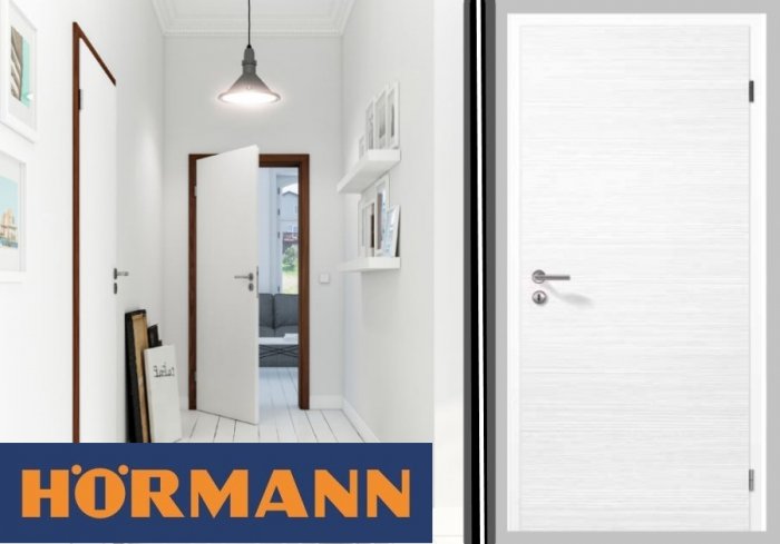 Новая продукция Hormann 2021: поверхность межкомнатных дверей с шлифованной структурой