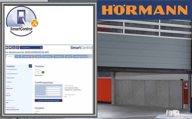 Новинки Hormann 2021: SmartControl, онлайн-портал для контроля работы промышленных автоматических ворот
