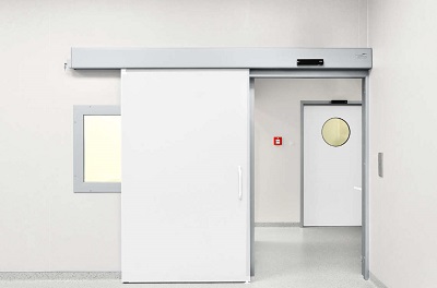 Автоматическая дверь для помещений с повышенными требованиями к чистоте