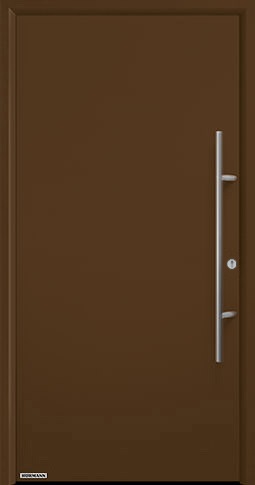 Входная дверь Hormann (Германия) Thermo65, Мотив 010 коричневого цвета