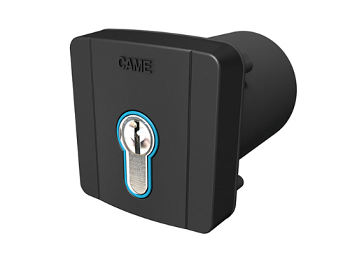 Купить Встраиваемый ключ-выключатель CAME SELD2FDG с цилиндром замка DIN и синей подсветко с доставкой и установкой в Белой Калитве