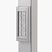 Морозостойкая, водонепроницаемая кодовая панель Locinox (Бельгия) SLIMSTONE со встроенным реле, цвета zilver и 9005 (черный)  - купить в Белой Калитве!
