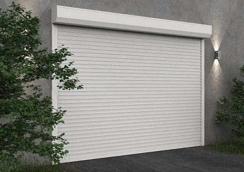 Автоматические рулонные ворота для гаража серии Алютех Prestige с алюминиевым профилем AR/555N с доставкой в Белой Калитве 