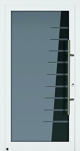 Стеклянные входные двери TopComfort Hormann - Мотив 100 / MG 117 Белой Калитве